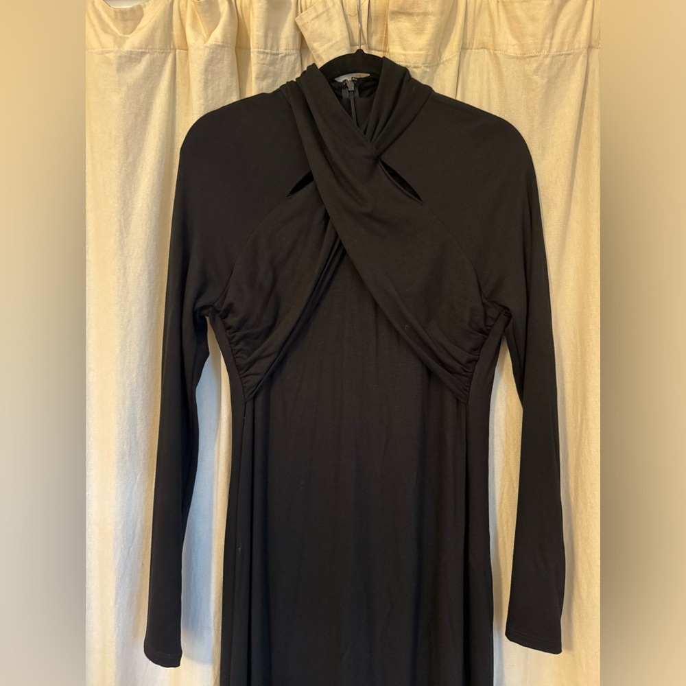 BCBGMaxAzria Black Long Sleeve Dress NWT